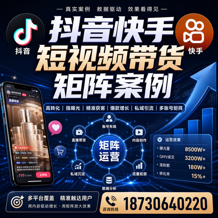 淮南短视频带货团队多平台矩阵自动分发案例